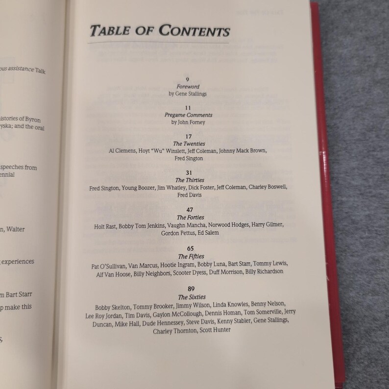 Talk of the Tide An Oral History of Alabama Football Since 1920 Signed Book image 5