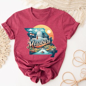 Missouri State T-shirt, Missouri Souvenir, Missouri Trip Gift, Missouri Shirt, Missouri Lover Tee, Missouri Map Sweatshirt, State Hoodie