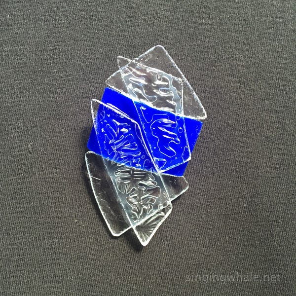 Shattered Glass Ceiling Pin