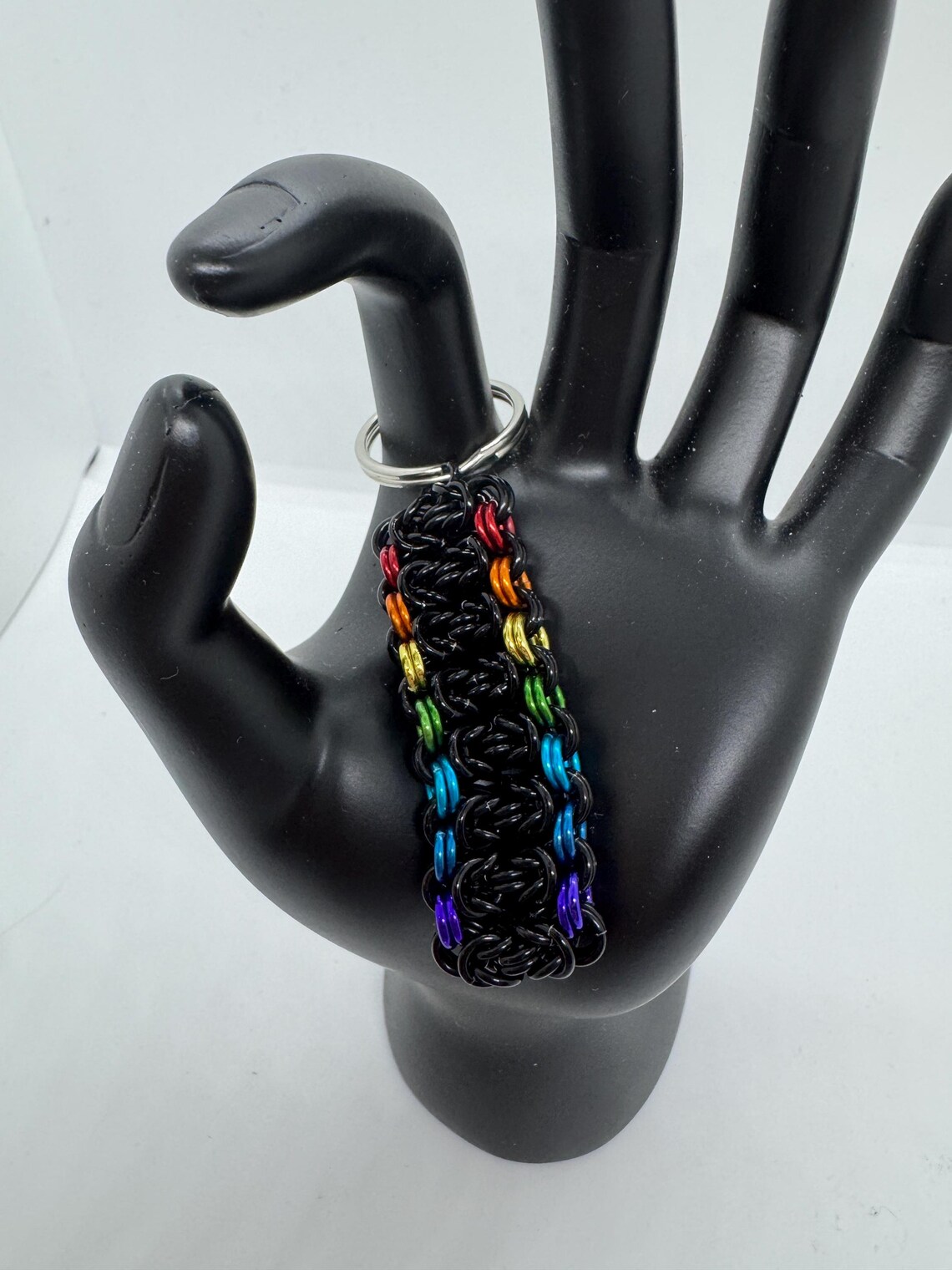 Ladder Key Chain Byzantine Ladder Rainbow Keychains - Accent Color, LGBTQ Pride ...