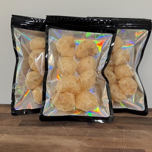 Freeze dried caramels, pumpkin, maple, apple, cinnamon, plain 0.5oz