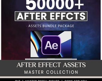 5000+ videoredigeringsresurser Megapaket: After Effects Motion Graphics