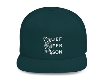 Gorra con visera plana bordada Jefferson Split Panther