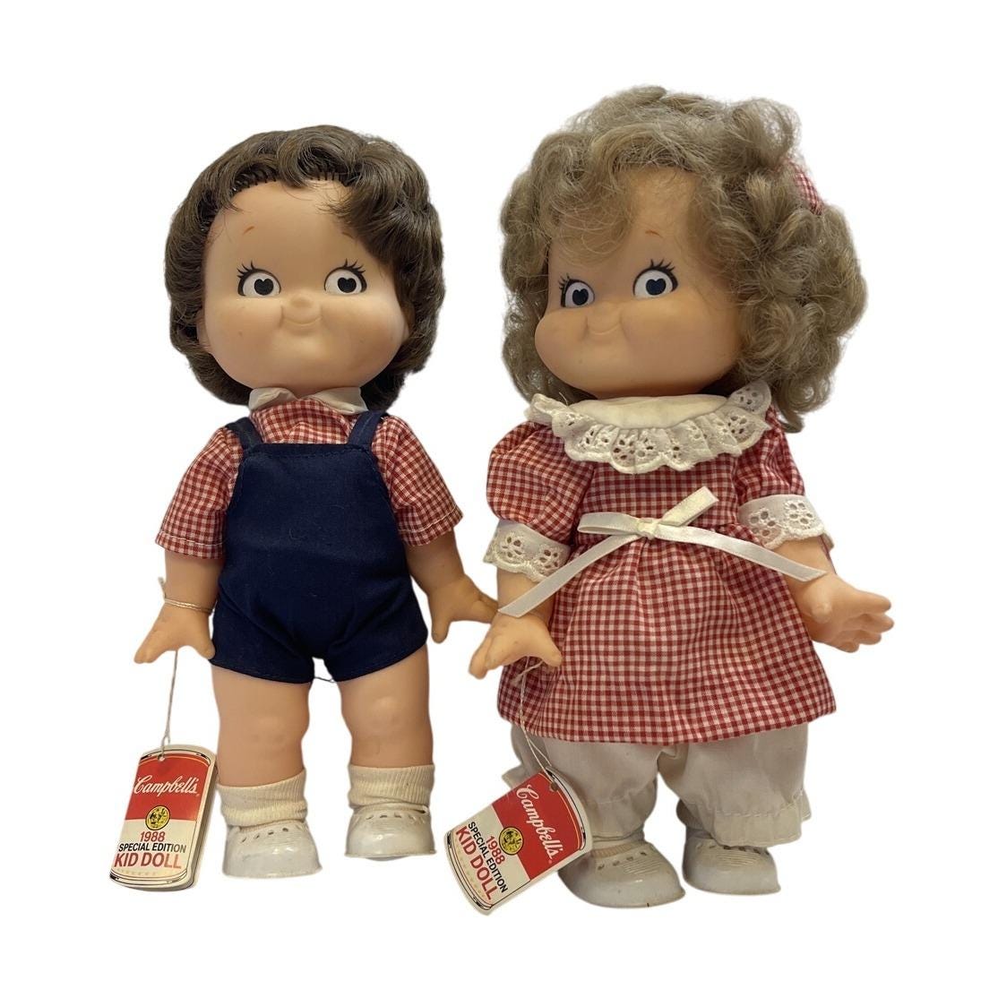 ビンテージ 1988 キャンベルドールセットCampbell Doll Set Vintage Campbell's Soup Century Edition Campbell Kids Boy