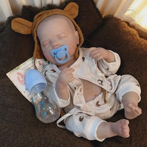 Reborn Doll Baby, 18 inch, Boy, Soft Silicone Vinyl baby, Painted baby - Soft Clothes, Realistic,Alexis