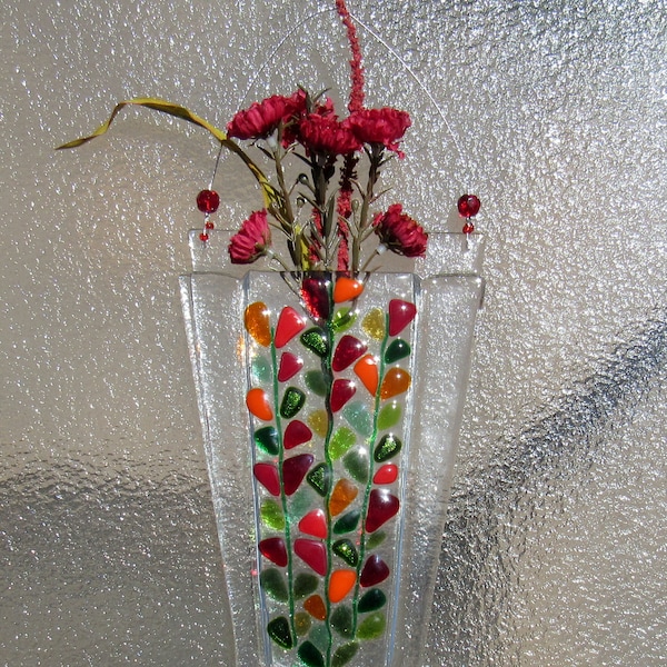Large Glass Hanging Vases Etsy