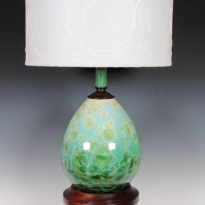Emerald Green Porcelain Table Lamp image 2