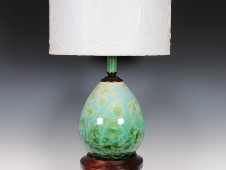 Emerald Green Porcelain Table Lamp image 2