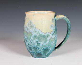 Mug: Everglade Crystalline Glaze, 13oz