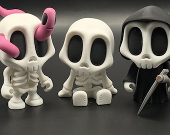 3D Printed Articulating Blob Skeleton: Spooky Halloween Decor