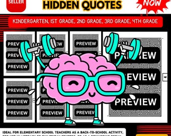 Secret Message Mazes - Fun Maze Puzzles with Hidden Quotes & Answers for Back to School