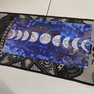 Moon Phase Wall Hanging | Moon Phases Wall Art | Moon Nursery Print | Moon Phase Print | Phases of the Moon Wall Art | Eclectic Witch Decor