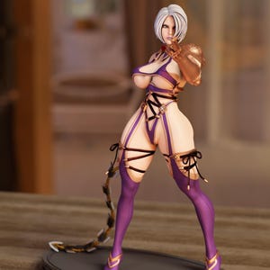 Premium STL File | 3D Print Model | Waifu Statue | High Quality Anime Figure | Digital Download for Collectors | SFW/NSFW