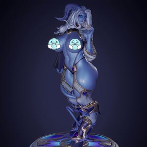 Premium STL File | 3D Print Model | Waifu Statue | High Quality Anime Figure | Digital Download for Collectors | SFW/NSFW