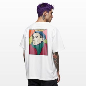ピカソ抽象画Tシャツ：ユニセックスグラフィックプリント、美術館スタイル