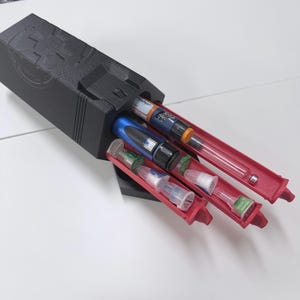 Estuche Empire para bolígrafo de insulina de edición limitada: organizador de viaje con cajones