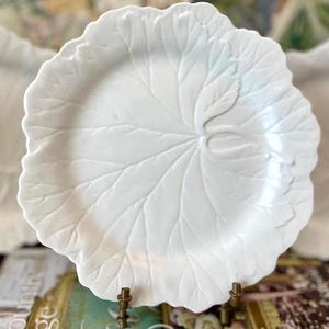 Wedgwood White Cabbage Plate - Etsy