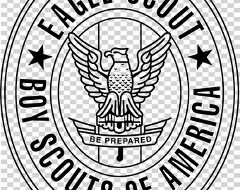 Boy Scout patch USA vector file cnc laser cutting, wood, metal engraving, Cricut file, cnc router file