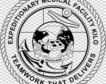 Navy Medicine Training badge vector file cnc laser cutting, wood, metal engraving, Cricut file, cnc router file