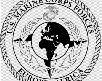 Größe: Marine Corps Kräfte Aufnäher Vektordatei cnc Laserschnitt, Holz, Metall Gravur, Cricut Datei, cnc Fräser Datei