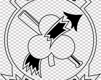 u.s. navy fighter squadron vf 103 patch vector file cnc laser cutting, wood, metal engraving, Cricut file, cnc router file