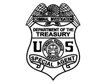Odznaka śledcza Departamentu Skarbu USA