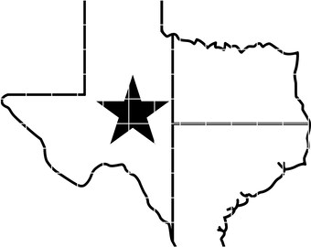 us state texas map vector file cnc laser cutting, wood, metal engraving, Cricut file, cnc router file