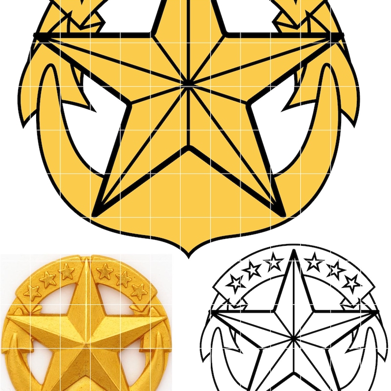 Navy Pin - Etsy
