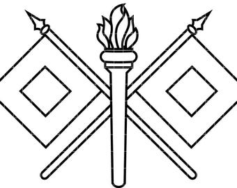 Insignia de la rama del Cuerpo de Señales del Ejército de los EE. UU.