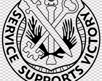 634th Support Battalion Unit patch vector file cnc laser cutting, wood, metal engraving, Cricut file, cnc router file,