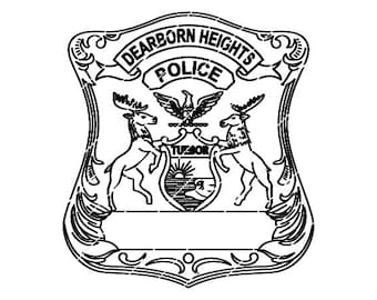 Odznaka policyjna Dearborn Heights Michigan