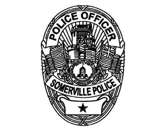 Odznaka policyjna Summerville Massachusetts