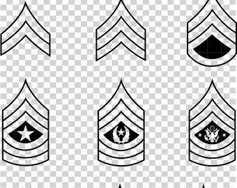 us army rank insigna patch vector file  cnc laser cutting, wood, metal engraving, Cricut file, cnc router file