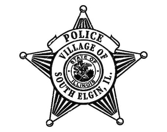 Odznaka policyjna South Elgin Illinois
