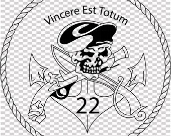 vincere est totum patch vektorfil cnc laserskärning, trä, metallgravyr, Cricut-fil, cnc routerfil