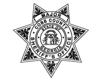 Cobb County Georgia Sheriff Badge