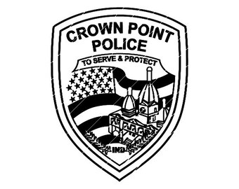 Naszywka policyjna Crown Point Indiana