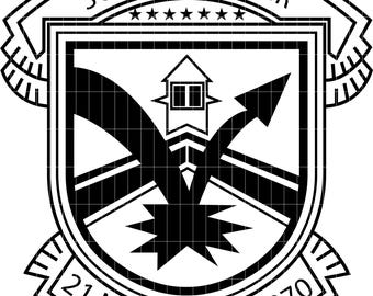 Mike FORCE: アメリカ陸軍特殊部隊ベトナム戦争部隊ロゴ デカール