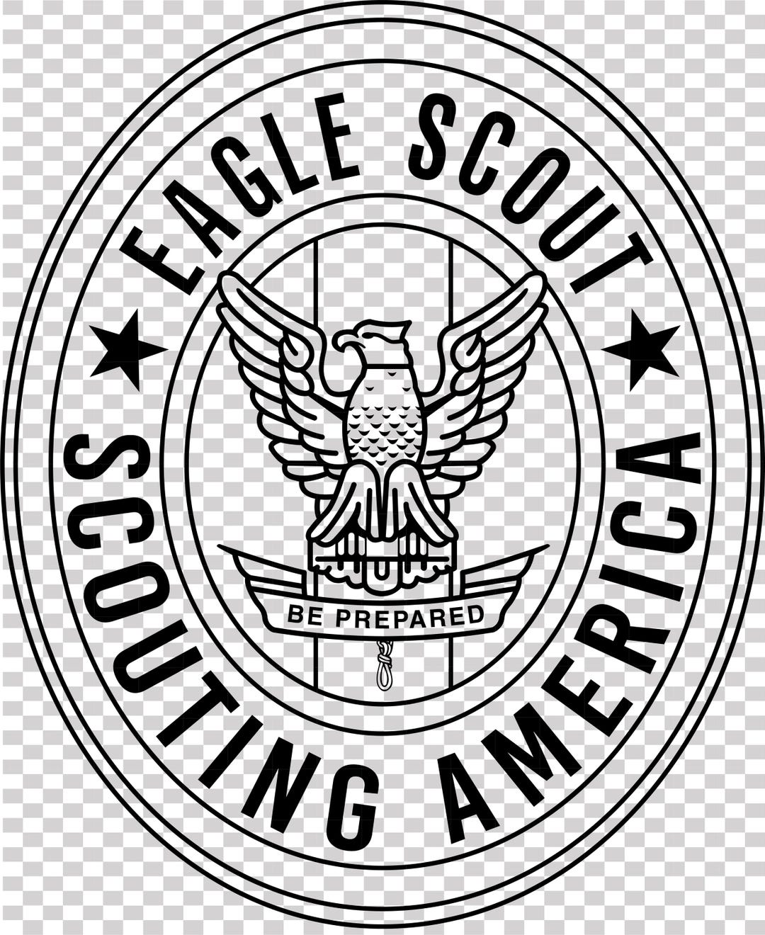 Scouting Files Eagle Scout Scouting America Patch Vector File Cnc Laser Cutting, Wood ...
