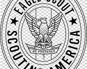 Eagle Scout Scouting America patch vector file cnc laser cutting, wood, metal engraving, Cricut file, cnc router file