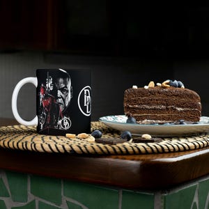 Blind vigilante - Nattens hjälte - PNG digital fil - Illustration av en urban kämpe, stadens beskyddare