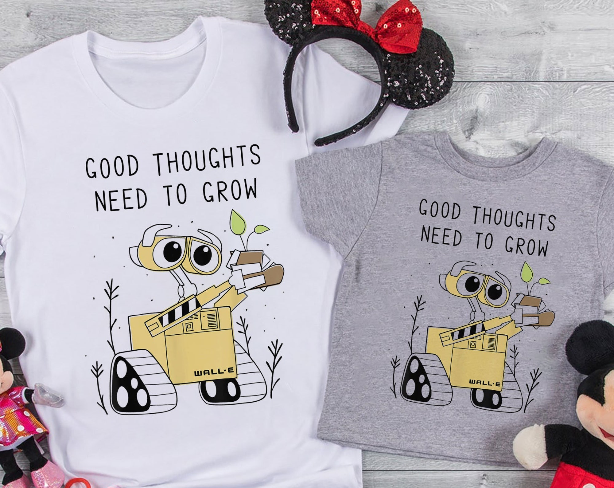 Good Thoughts Need To Grow Wall-E T-Shirt Good Thoughts Need To Grow Wall-E T-Shirt