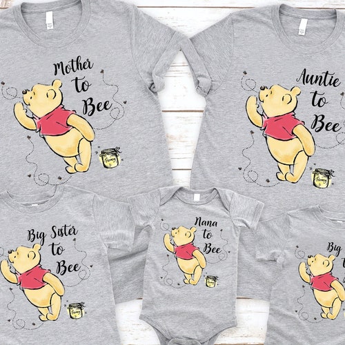 Winnie the Pooh Baby Shower Shirt Disney Pooh Shirt Mommy to - Etsy
