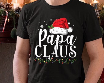Christmas Shirt For Men Christmas Gift For Dad Christmas Gift For Husband Personalized Grandpa Claus Custom Beard/Mustache Shirt
