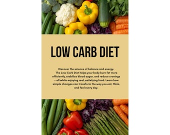 Low-Carb Diet Meal Plan - lose weight fast - get the recipes, science, benefits, and more....