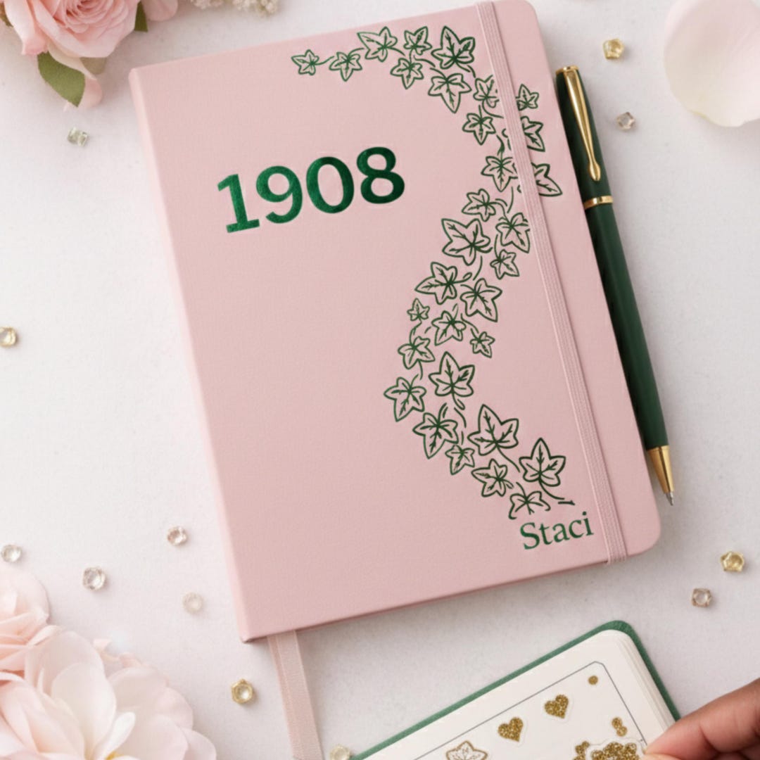 Personalized Journal With Name | Handcrafted Notebook | Sorority ...