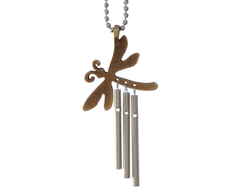 Jacob's Musical Car Charm, Dragonfly, Mini Wind Chime