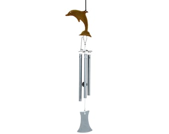 Jacob's Musical Little Piper Chime, Dolphin, Mini Wind Chime