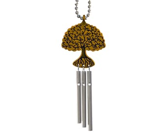 Jacob's Musical Car Charm, Tree of Life, Mini Wind Chime