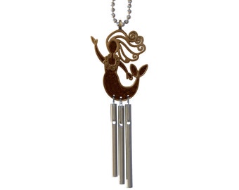 Jacob's Musical Car Charm, Mermaid, Mini Wind Chime